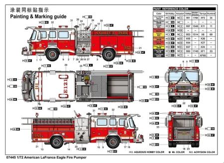 Trumpeter-07445-American-LaFrance-Eagle-Fire-Pumper (17).jpg