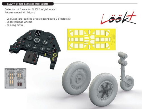 Przejdź do produktu Eduard 644297 - 1:48 Bf 109F LööKplus