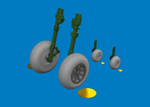 Przejdź do produktu Eduard 6481058 - 1:48 P-40E wheels cross tread