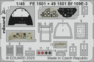 Eduard FE1501 - 1:48 Bf 109E-3
