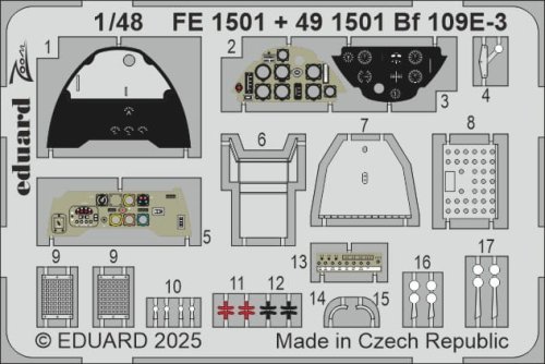 Przejdź do produktu Eduard FE1501 - 1:48 Bf 109E-3