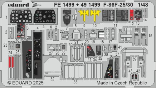 Przejdź do produktu Eduard FE1499 - 1:48 F-86F-25/30
