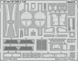 Eduard 491501 - 1:48 Bf 109E-3