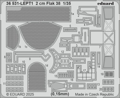Przejdź do produktu Eduard 36531 - 1:35 2 cm Flak 38