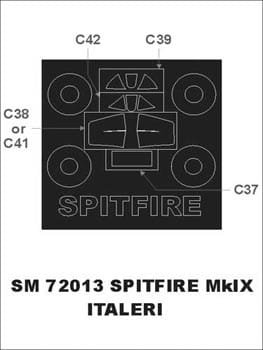 Przejdź do produktu MONTEX SM72013 - 1:72 Spitfire Mk.IX