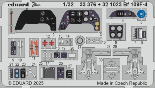Przejdź do produktu Eduard 33376 - 1:32 Bf 109F-4