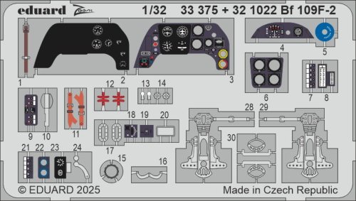 Przejdź do produktu Eduard 33375 - 1:32 Bf 109F-2