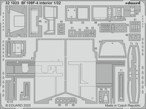 Przejdź do produktu Eduard 321023 - 1:32 Bf 109F-4