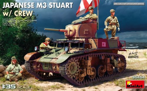 Przejdź do produktu Miniart 35454 - 1:35 Japanese M3 Stuart w/ Crew