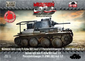First To Fight 116 - Wrzesień 1939 - 1:72 Niemiecki Lekki Czołg Pz.Kpfw 38(t) Ausf E/F gazetka wraz z modelem