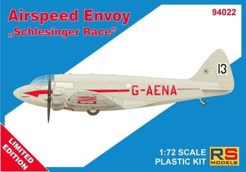 Przejdź do produktu RS Models 94022 - 1:72 Airspeed Envoy Gabrielle Schlesinger Race