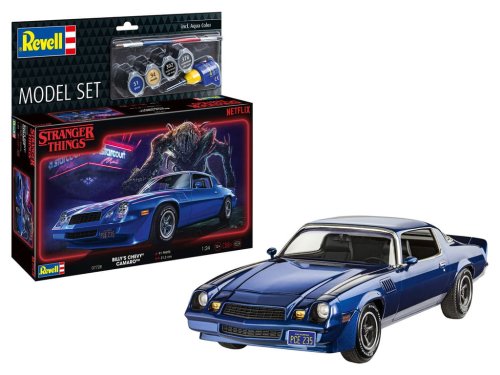 Przejdź do produktu Revell 67728 - 1:24 Stranger Things Chevy Camaro Z-28 model z farbami