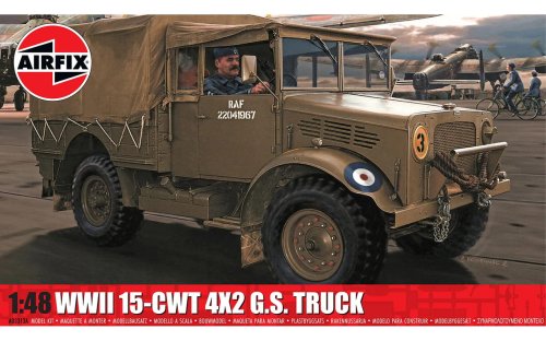 Przejdź do produktu Airfix 03313A - 1:48 WWII RAF 15-cwt 4 x 2 G.S. Truck