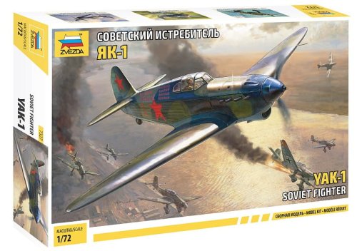 Przejdź do produktu Zvezda 7327 - 1:72 Yak-1 Soviet Fighter