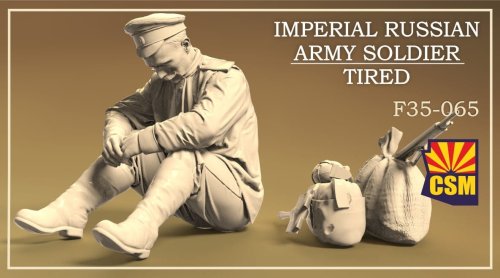 Przejdź do produktu Copper State Models CSM F35065 - 1:35 Imperial Russian Army Soldier Tired