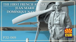 Copper State Models CSM F32069 - 1:32 The First French Air Ace - Jean Marie Dominique Navarre