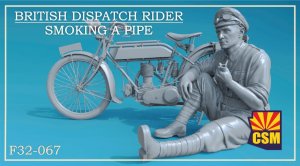 Copper State Models CSM F32067 - 1:32 British Dispatch Rider Smoking Pipe
