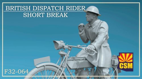 Przejdź do produktu Copper State Models CSM F32064 - 1:32 British Dispatch Rider on a Short Break