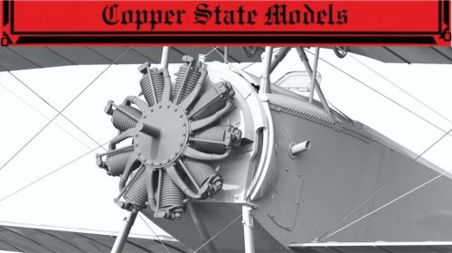 Przejdź do produktu Copper State Models CSM E32007 - 1:32 Le Rhone 9C 80 hp Aero-Engine