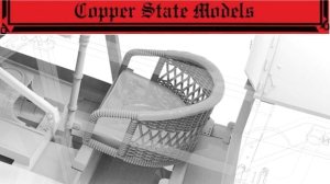 Copper State Models CSM A32009 - 1:32 Bristol Scout Wicker Seat w/Cushion and Leather Pad