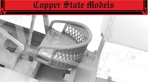 Przejdź do produktu Copper State Models CSM A32008 - 1:32 Bristol Scout Wicker Seat w/Cushion