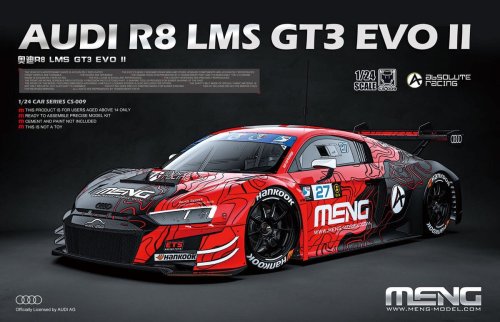 Przejdź do produktu Meng Model CS009 - 1:24 Audi R8 LMS GT3 Evo II Absolute Racing