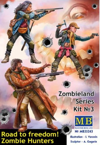 Przejdź do produktu Master Box 35243 - 1:35 Zombieland Series Kit No 3. Road to Freedom! Zombie Hunters