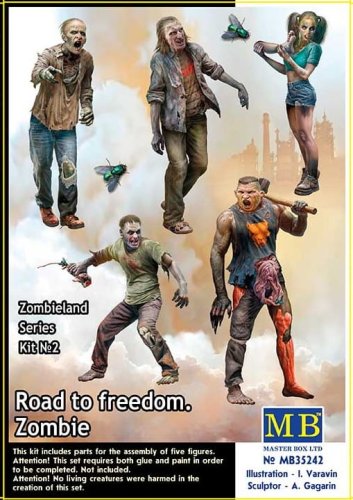 Przejdź do produktu Master Box 35242 - 1:35 Zombieland Series Kit No 2. Road to Freedom. Zombie
