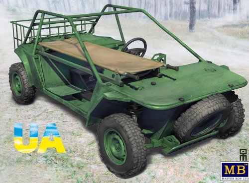 Przejdź do produktu Master Box 35240 - 1:35 Russian-Ukrainian War Series Buggy Mongoose The Ukrainian Battlefield Evacuation Version