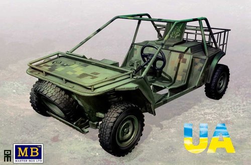 Przejdź do produktu Master Box 35239 - 1:35 Russian-Ukrainian War Series Buggy Mongoose The Ukrainian Combat Vehicle