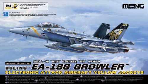 Przejdź do produktu Meng Model LS019 - 1:48 Boeing EA-18G Growler Yellow Jackets