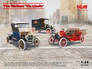 ICM DS2402 - 1:24 The Various Tin Lizzie Ford Model T