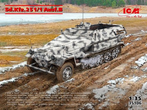 Przejdź do produktu ICM 35106 - 1:35 Sd.Kfz.251/1 Ausf. B