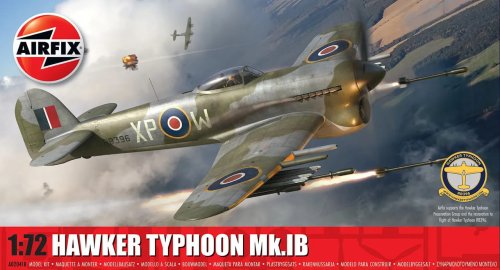 Przejdź do produktu Airfix 02041B - 1:72 Hawker Typhoon Mk.IB