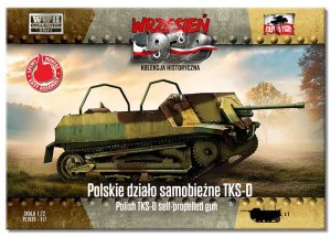First To Fight 117 - Wrzesień 1939 - 1:72 Polskie Działo Samobieżne TKS-D - Gazetka w zestawie z modelem