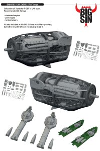 Eduard SIN648136 - 1:48 P-38F Engines