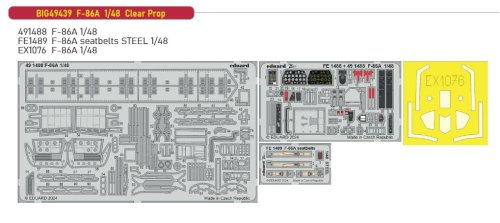 Przejdź do produktu Eduard BIG49439 - 1:48 F-86A