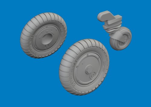 Przejdź do produktu Eduard 672405 - 1:72 Bf 109G-6 wheels