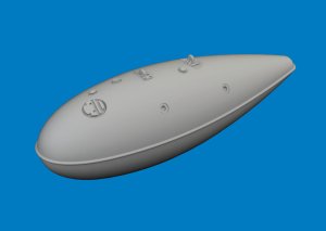 Eduard 6481084 - 1:48 P-40 75gal drop tank Print 3D