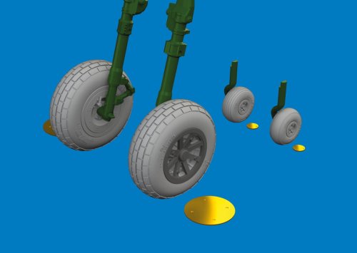 Przejdź do produktu Eduard 6481059 - 1:48 P-40E wheels block tread
