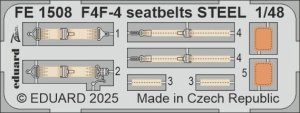 Eduard FE1508 - 1:48 F4F-4 seatbelts - Steel