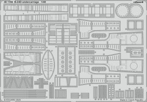 Eduard 481156 - 1:48 B-24D undercarriage