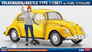 Hasegawa SP620 52420 - 1:24 Volkswagen Beetle Type 1 1967 w/ Girl's Figure