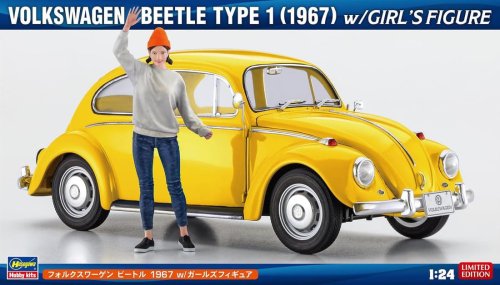 Przejdź do produktu Hasegawa SP620 52420 - 1:24 Volkswagen Beetle Type 1 1967 w/ Girl's Figure