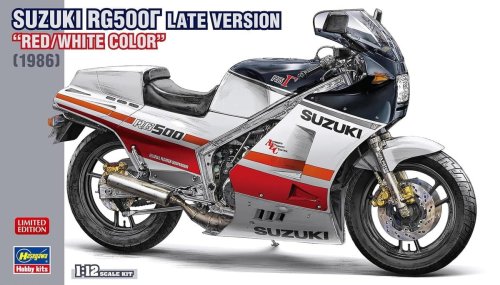 Przejdź do produktu Hasegawa 21764 - 1:12 Suzuki RG500T Late Version Red/White Color 1986