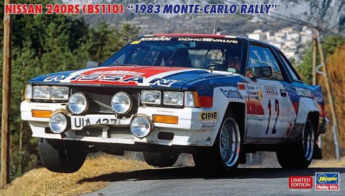 Przejdź do produktu Hasegawa 20727 - 1:24 Nissan 240RS BS110 1983 Monte Carlo Rally