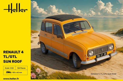 Przejdź do produktu Heller 82704 - 1:24 Renault 4 TL/GTL Sun Roof