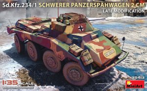 Miniart 35413 - 1:35 Sd.Kfz.234/1 Schwerer Panzerspähwagen 2 cm Late Modification