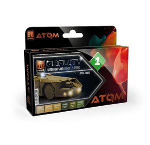 Ammo Mig 20804 - Zestaw farb Atom Gravity Set 1: Green and Sand