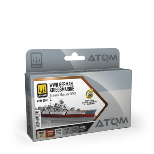 Przejdź do produktu Ammo Mig 20601 - Zestaw farb Atom German Kriegsmarine WWII